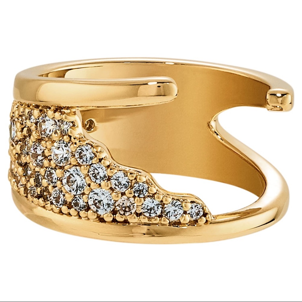 Atelier Swarovski gold ring
